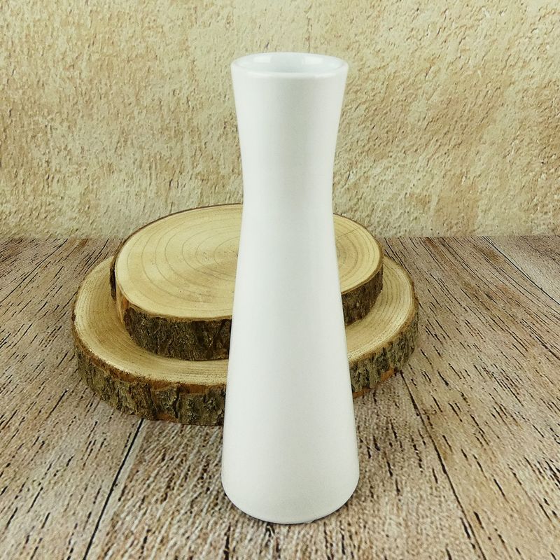 Bílá porcelánová váza Inka- 24,5 cm