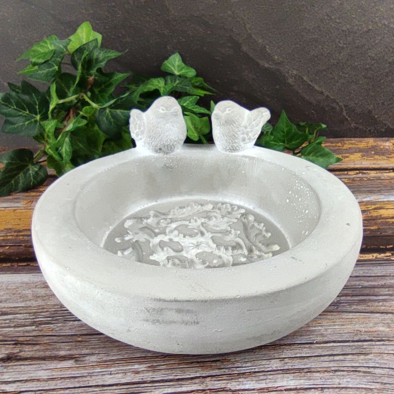 Kulaté dekorační pítko pro ptáčky- 22 cm