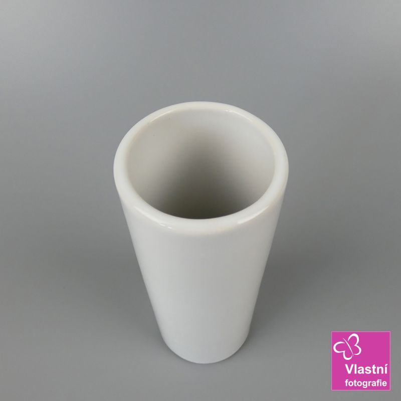 Bílá porcelánová váza Dolly- malá 14 cm