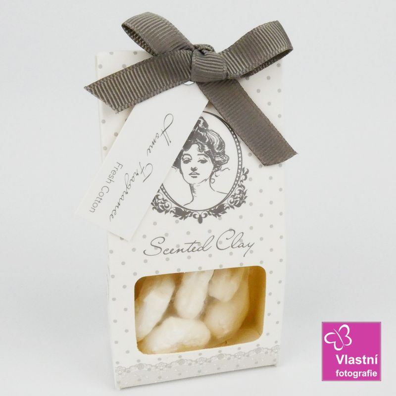 Vonný jíl srdíčka- Fresh Cotton