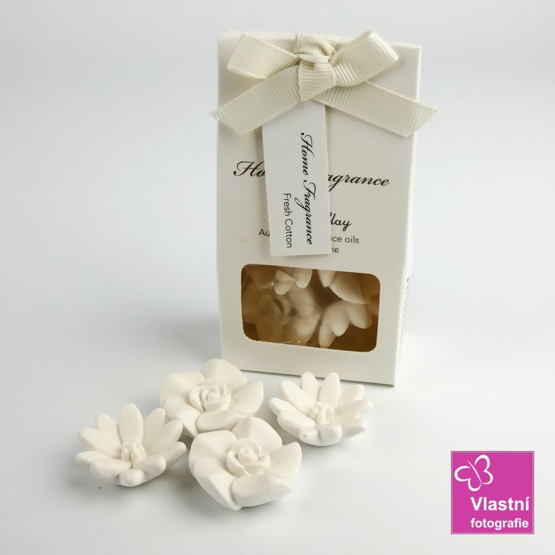Vonný jíl kytičky – Fresh cotton