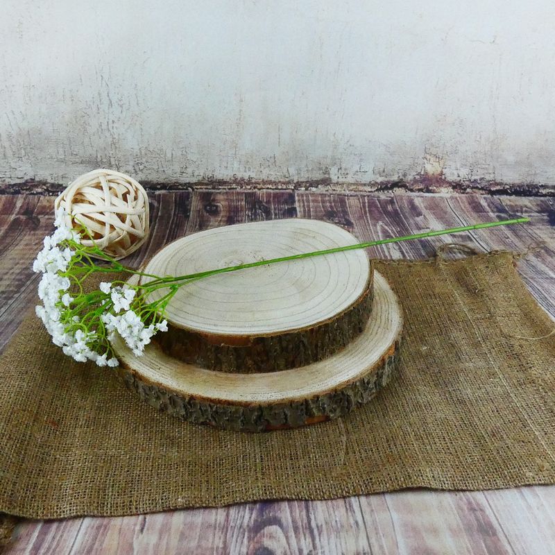 Latexová květina Gypsophila bílá- nevěstin závoj, 50 cm