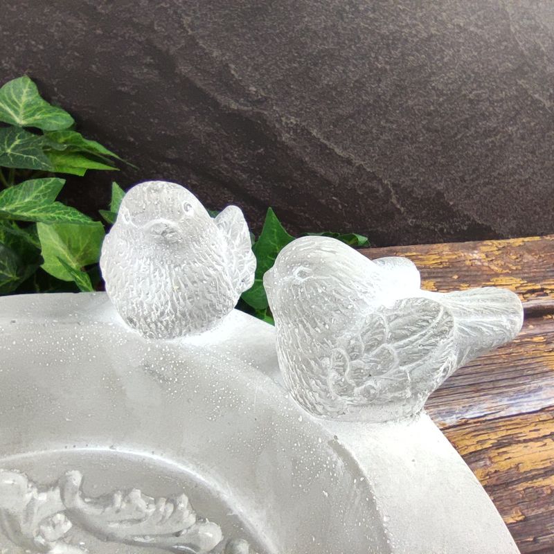 Kulaté dekorační pítko pro ptáčky- 22 cm