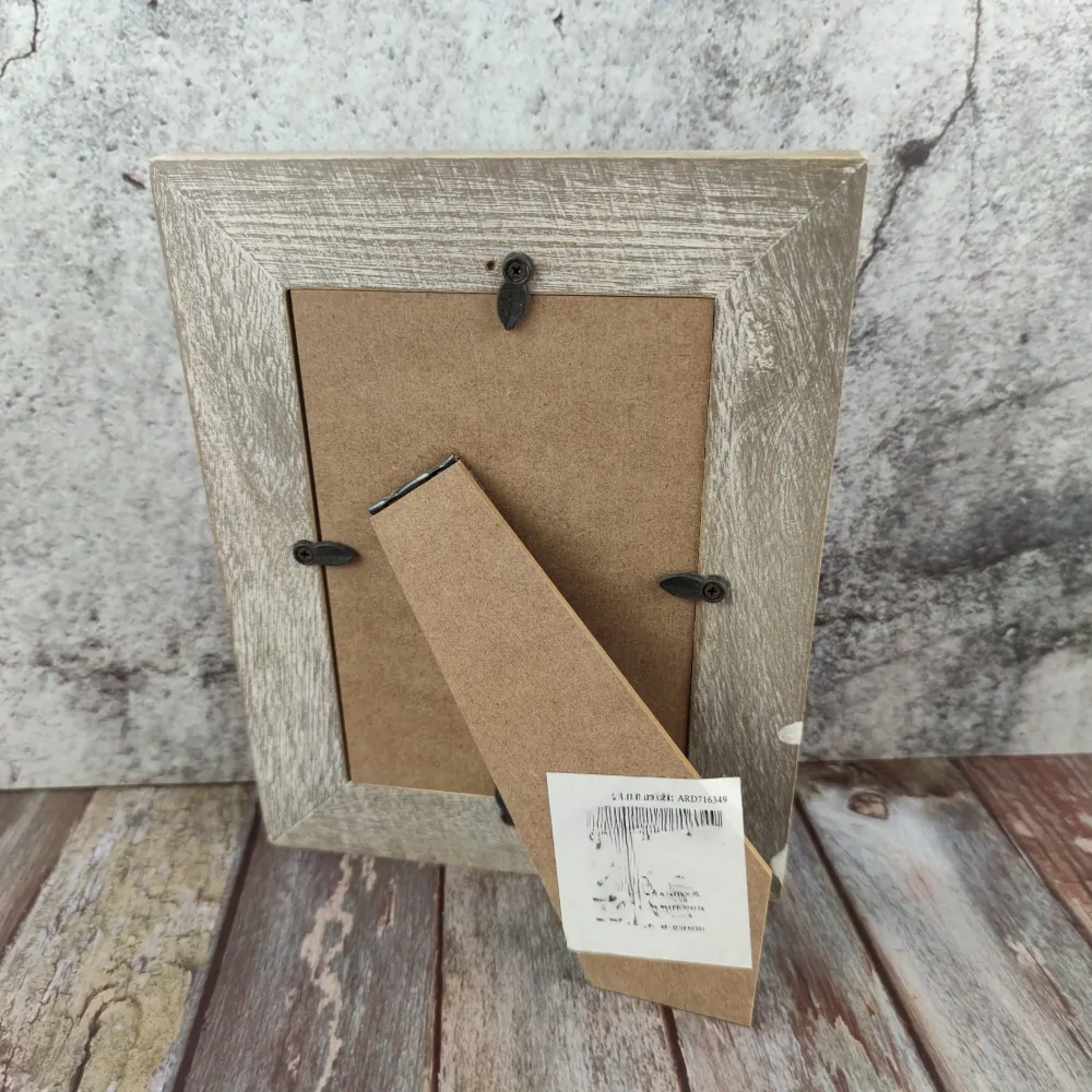 Dřevěný fotorámeček s patinou 21x16 cm