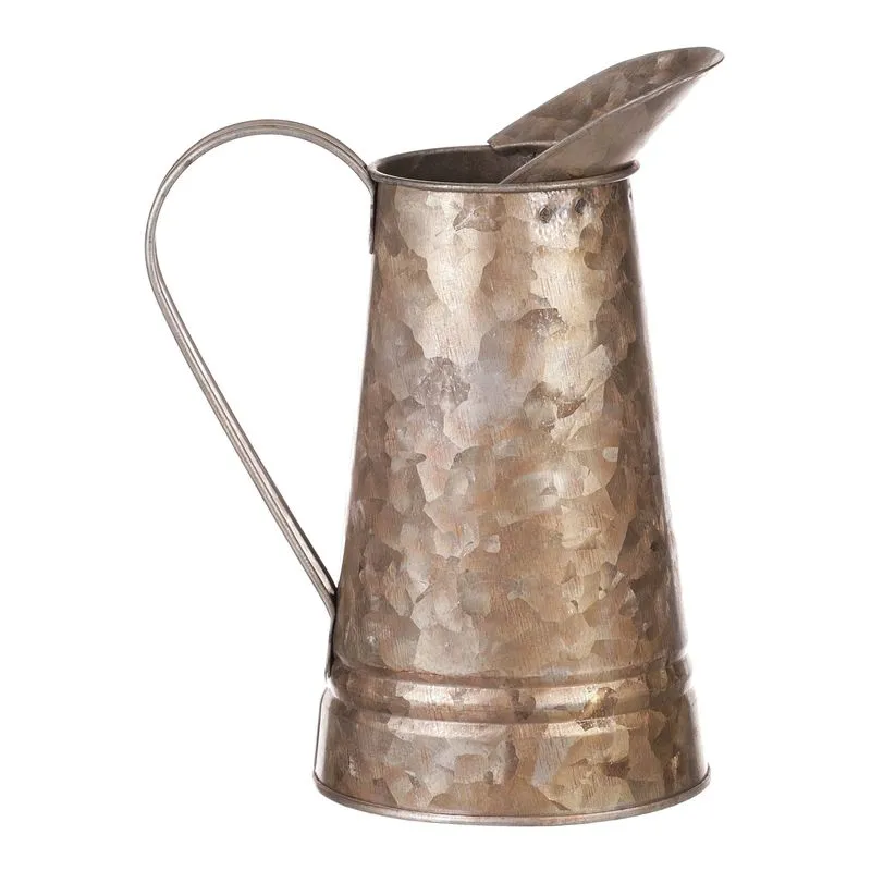 Plechový džbánek v měděné barvě- 21 cm