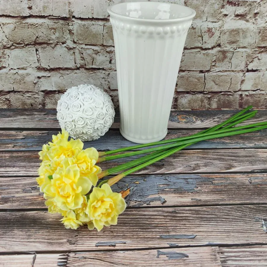 Umělý narcis světle žlutý- 55 cm