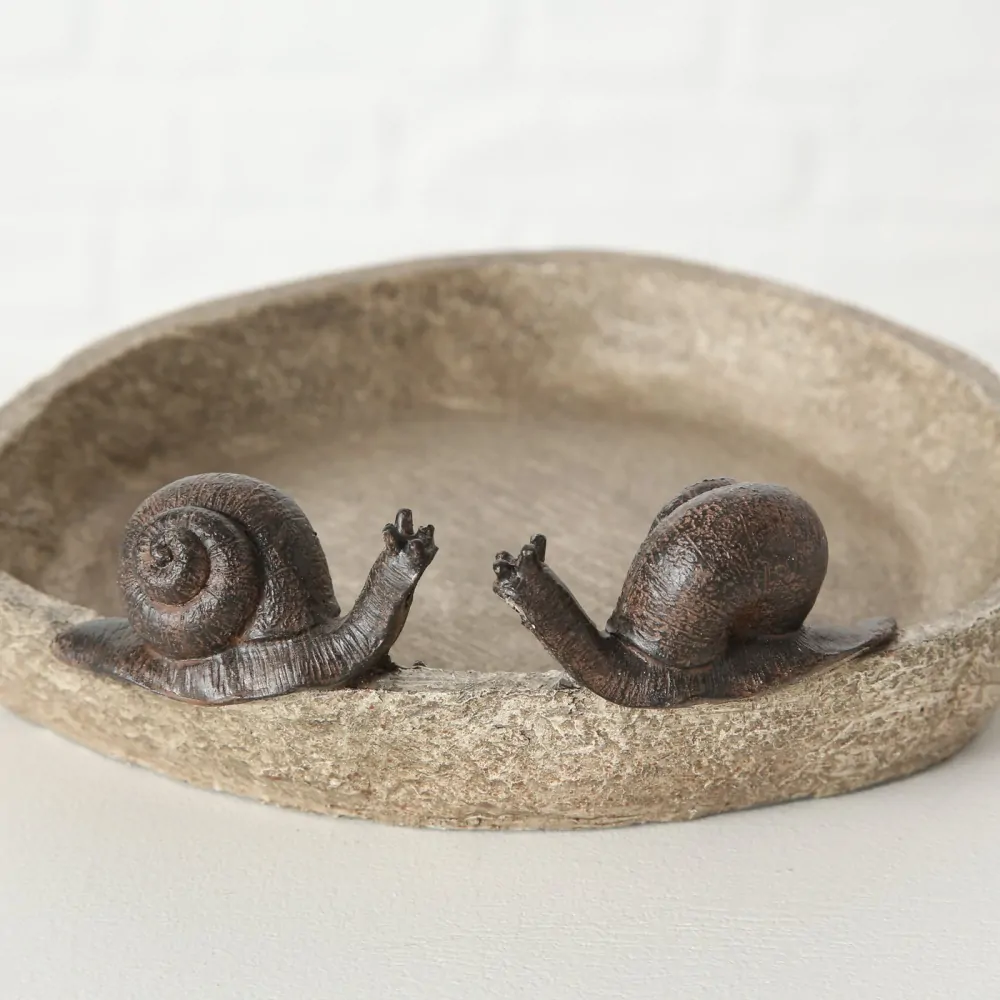 Kulaté ptačí pítko- šneci, 20 cm
