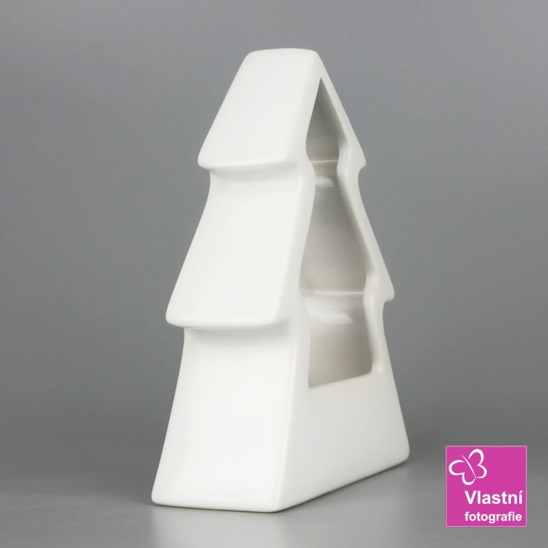 Porcelánový dekorativní stromek velký