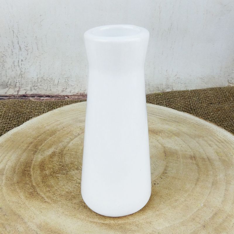 Bílá váza Kapucin- malá 12 cm