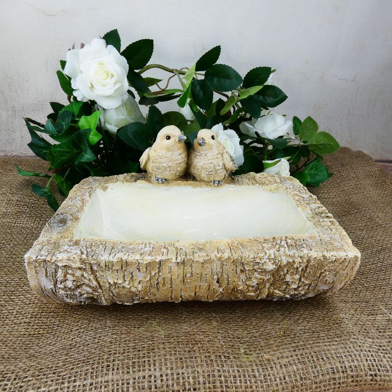 Hranaté dekorativní pítko pro ptáčky- 22x15 cm