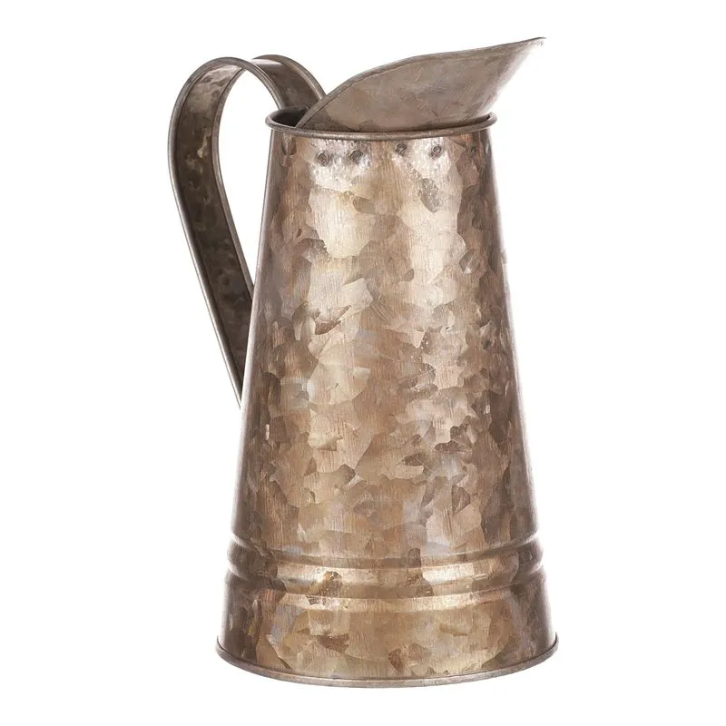 Plechový džbánek v měděné barvě- 21 cm