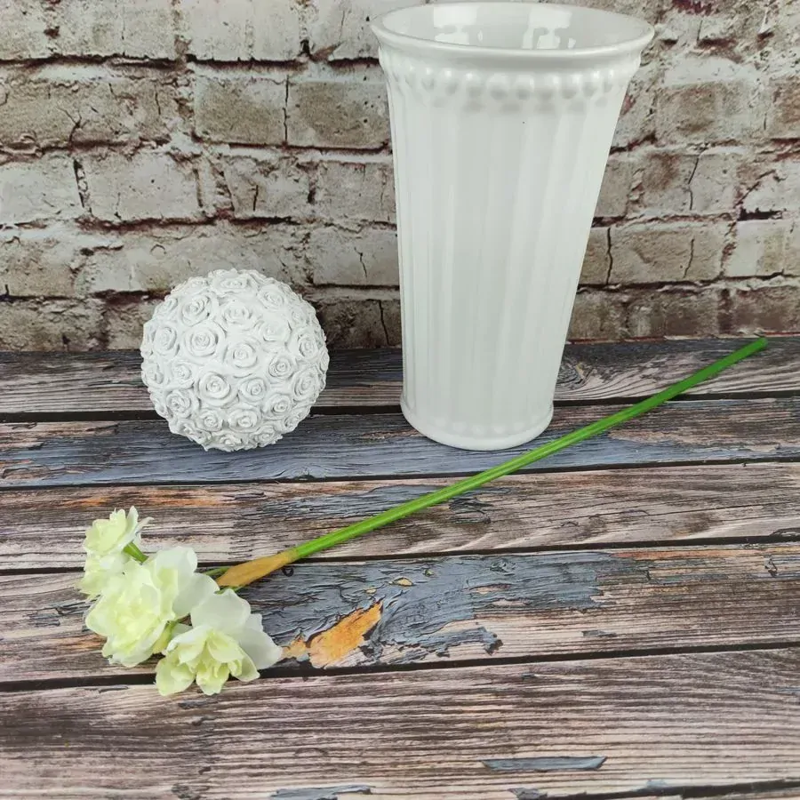 Umělý narcis krémově bílý- 55 cm
