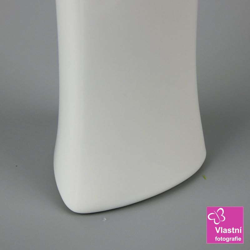 Porcelánová váza Ingrid bílá- malá 22 cm