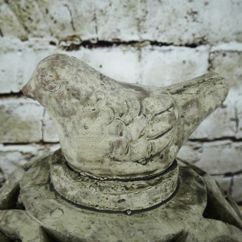 Betonová lucerna s ptáčkem- 29 cm