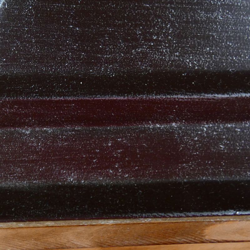 Dřevěná lucerna s hnědou stříškou 42 cm