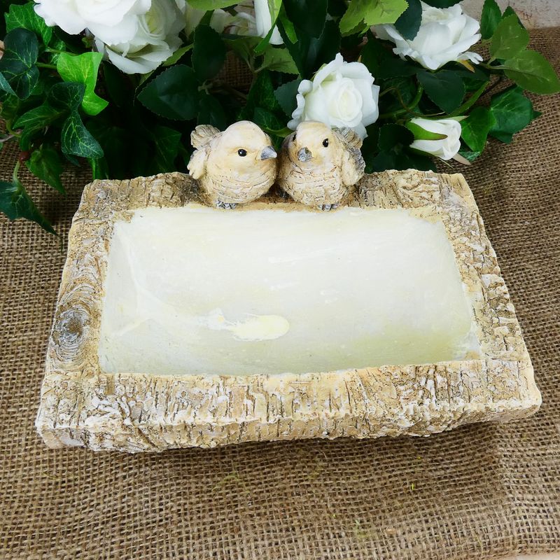 Hranaté dekorativní pítko pro ptáčky- 22x15 cm