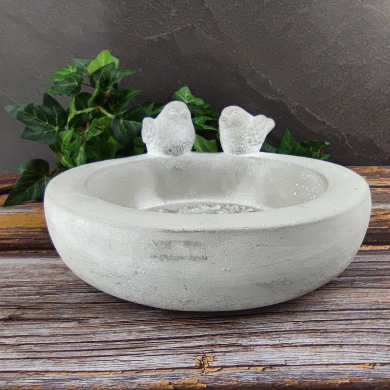 Kulaté dekorační pítko pro ptáčky- 22 cm