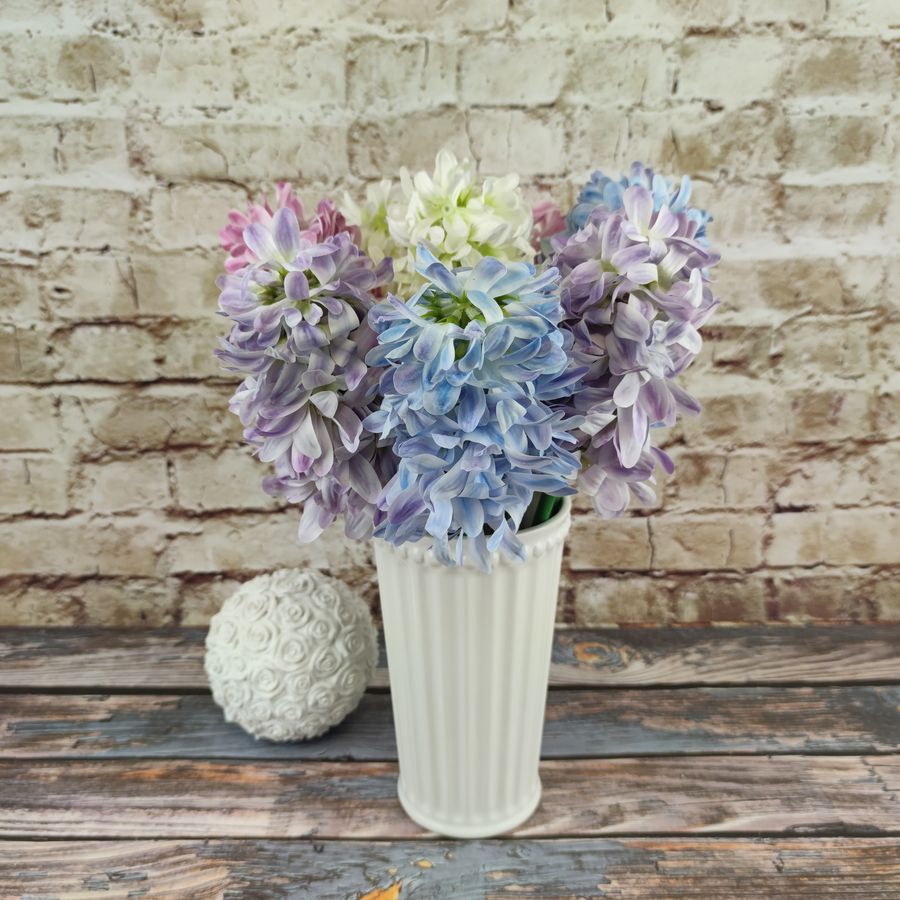 Umělý hyacint bílý- 38 cm