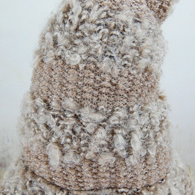 Vánoční figurka- plyšový skřítek s dlouhýma nohama 55 cm