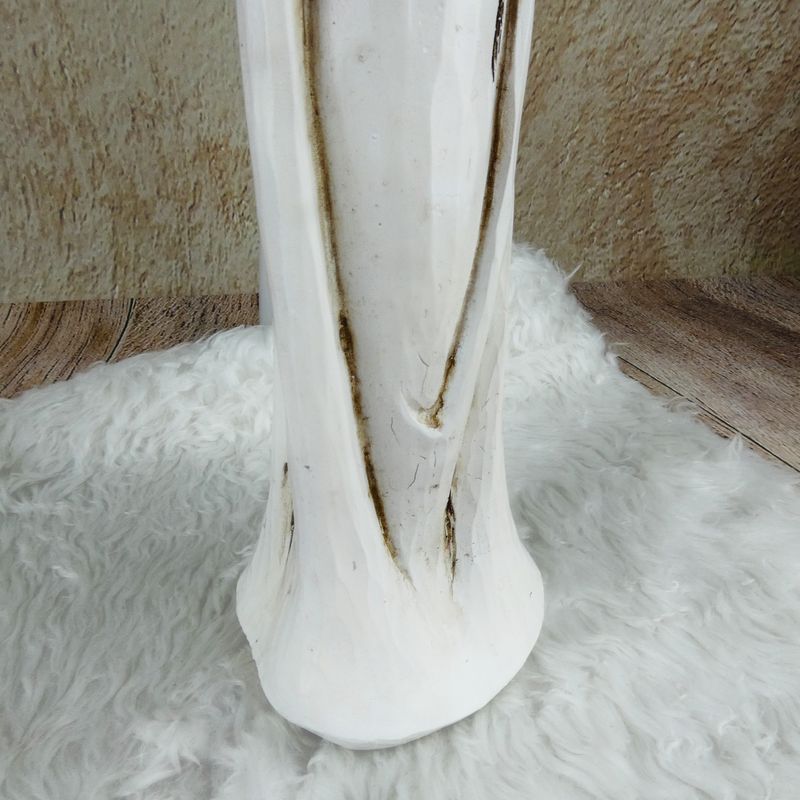 Krémová soška anděla- 40 cm
