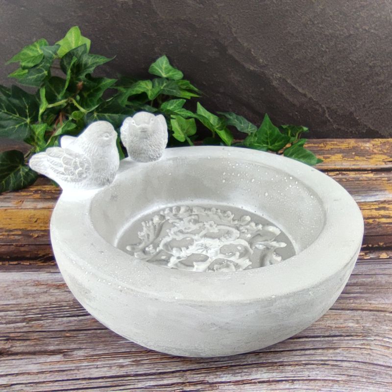 Kulaté dekorační pítko pro ptáčky- 22 cm