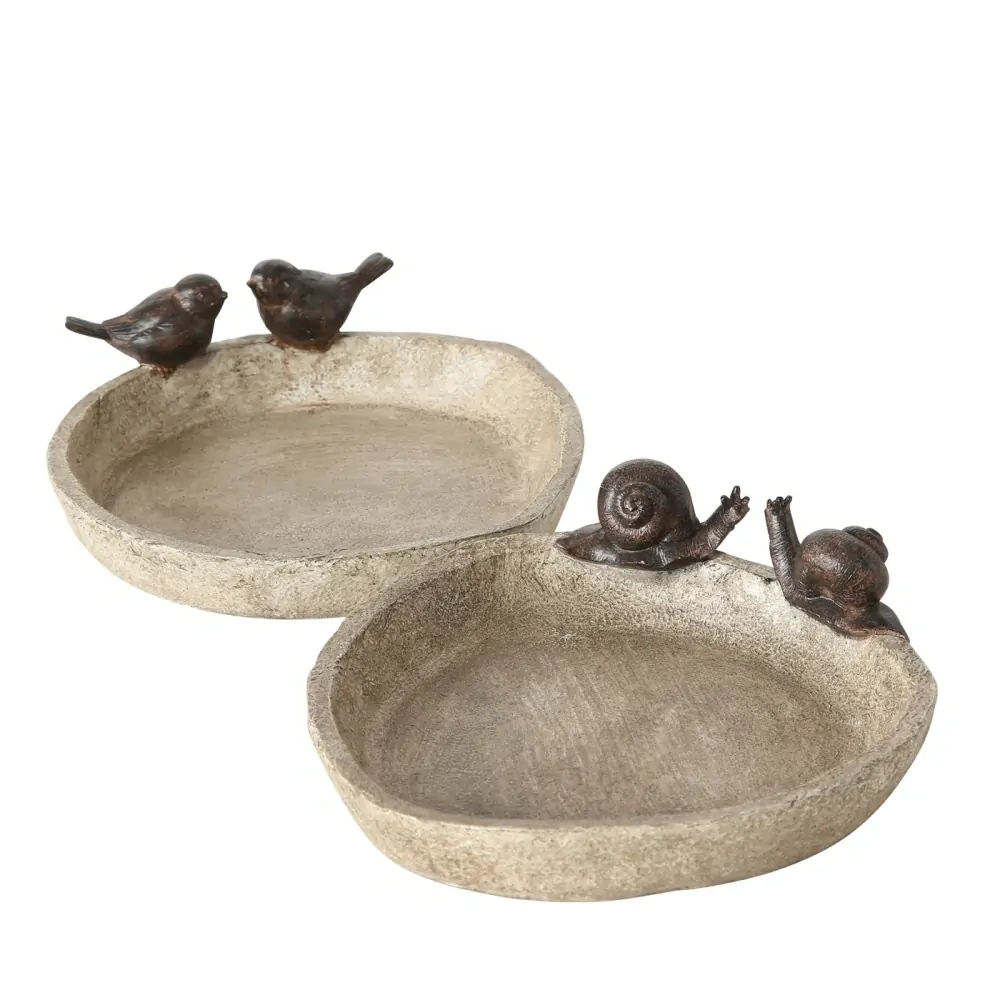 Kulaté ptačí pítko- šneci, 20 cm
