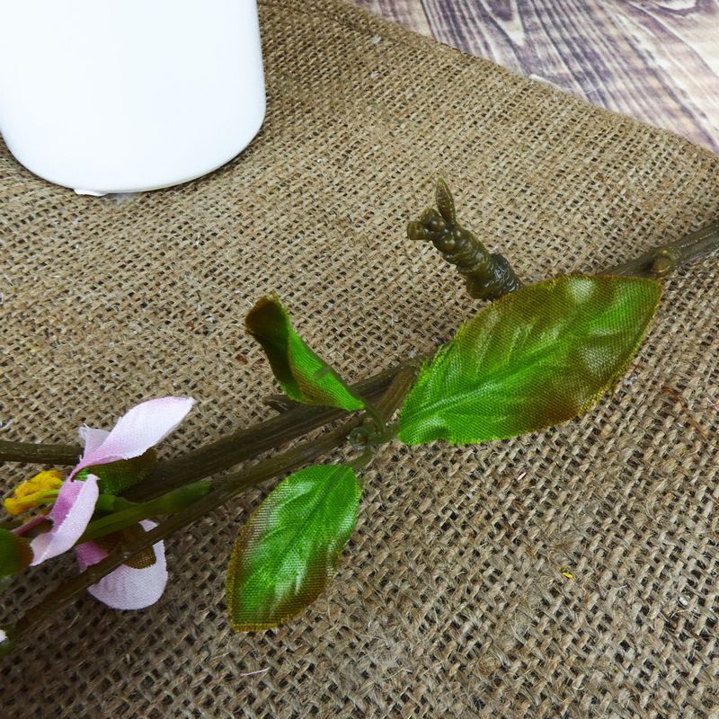 Umělá třešňová větvička- růžová, 55 cm