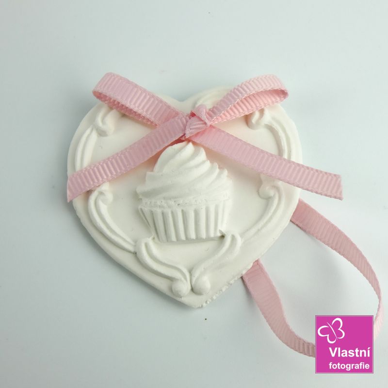 Vonný jíl cupcake – White tea
