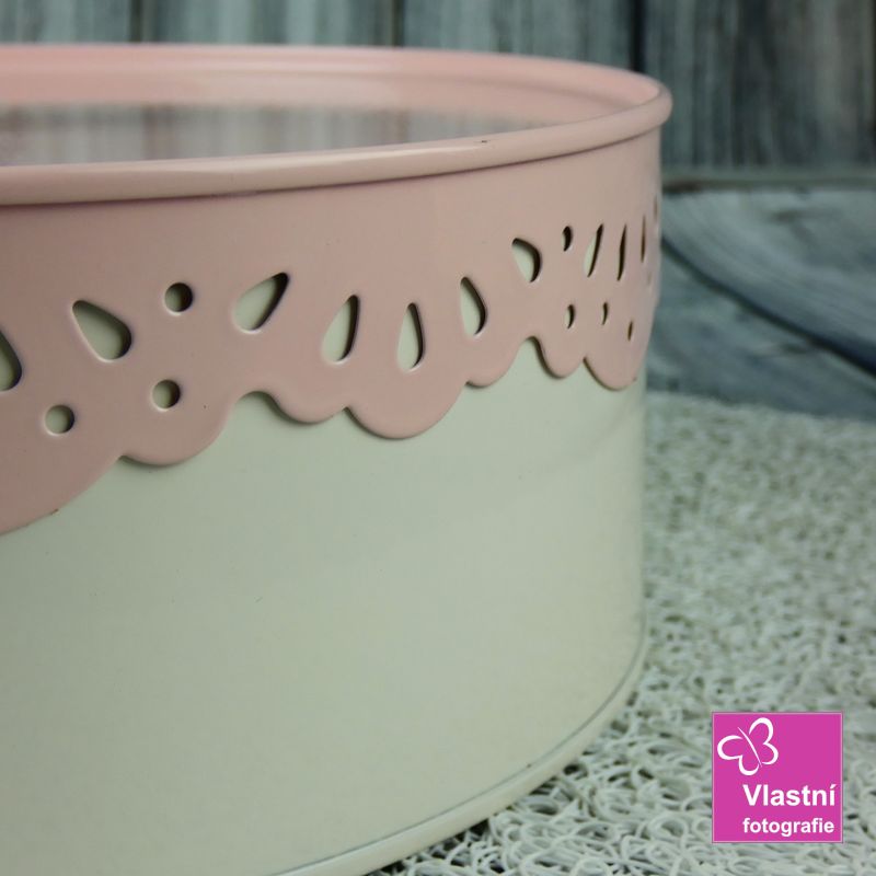 Plechová dóza na sušenky- Home 22 cm