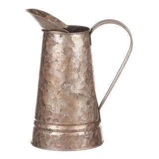 Plechový džbánek v měděné barvě- 21 cm