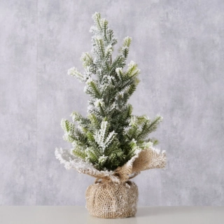 Vánoční umělý stromeček zasněžený- 31 cm
