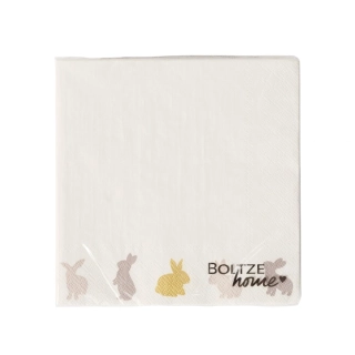 Papírové ubrousky- jarní motiv- zajíčci- varianta B, 20 ks