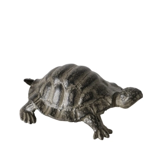 Zahradní kovová figurka- želva- varianta A, 21 cm